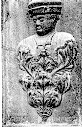 Ritratto di Cicco Simonetta sulla facciata del Duomo di Como