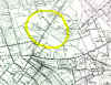 Il cerchio giallo evidenzia la posizione del medhelanon degli Insubri