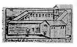 Il Deposito di San Zeno in un'immagine (piuttosto imprecisa) dell'epoca