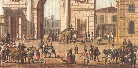 Il dazio a Porta Comasina nel 1835-38