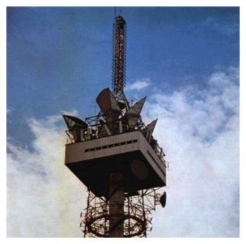 Antenne TV sulla torre di corso Sempione (anni 60)