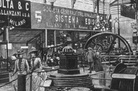 La Edison all'esposizione del 1887