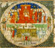 Anovelo da Imbonate, Messale Ambrosiano con l'incoronazione di Gian Galeazzo, Biblioteca Capitolare di S. Ambrogio, ms 6