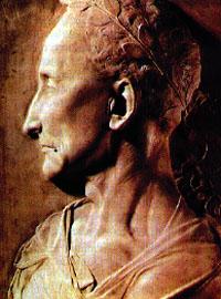 Ritratto di Giulio Cesare prima del suo assassionio