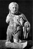 statua di Ercole rinvenuta a Milano