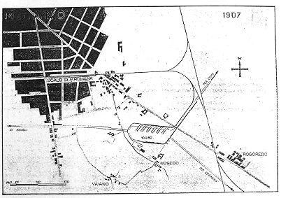 Fig. 7 - Il porto di Milano - Progetto del 1907