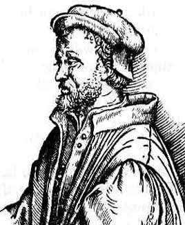 Gerolamo Cardano tratto dalla Practica Arithmeticae del 1539