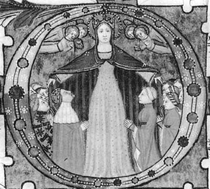 Ritratti di Gian Galeazzo e Caterina nel Messale miniato da Anovelo da Imbonate nel 1395