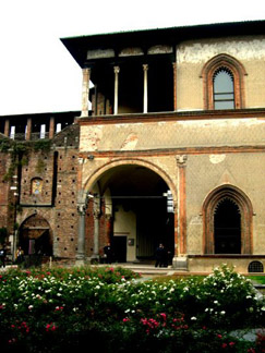 La loggetta di Galeazzo Maria nel Castello Sforzesco
