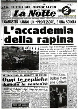 la prima pagina de La Notte