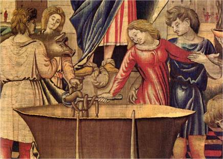 Dicembre. Arazzi Trivulzio, 1505 ca., Milano, Castello Sforzesco