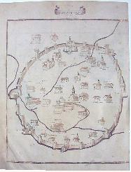 Fig. 1 - Pianta del 1472 di Pietro del Massajo