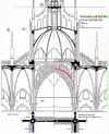 Fig. 7 - Sezione del tiburio