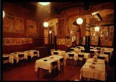 Una sala del ristorante Bagutta