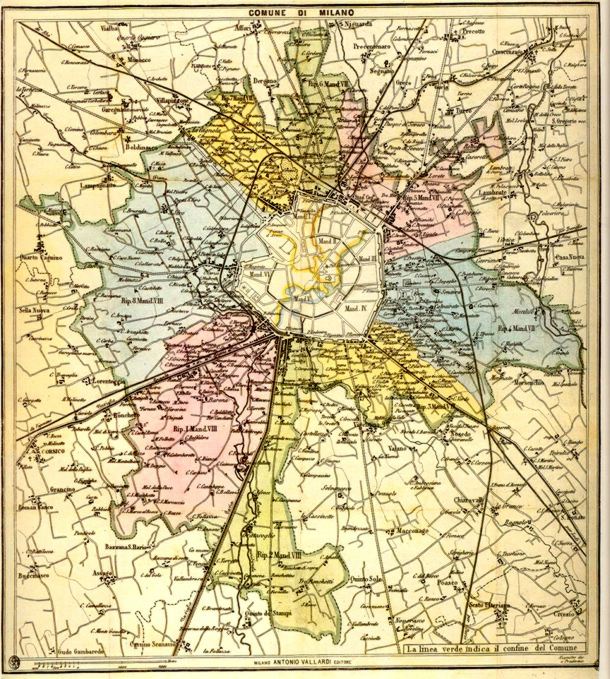 Mandamenti e Riparti nel 1873