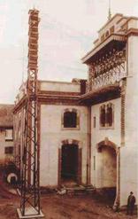 Il vecchio edificio della centrale di Porta Volta, in via Bramante, in una foto antica