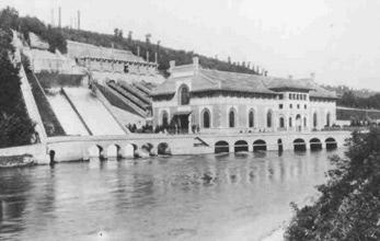 L’edificio della C.le idroelettrica della Edison di Robbiate, ora intitolata all’ing Esterle(1914)