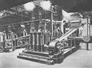 Centrale di Berlino Friedrichstrasse, sistema Edison (1884)