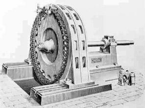Alternatore trifase Oerlikon, usato per la trasmissione di elettricit a distanza Lauffen-Francoforte (1891)