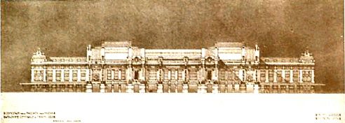 Progetto di Ulisse Stacchini, vincitore del concorso del 1911