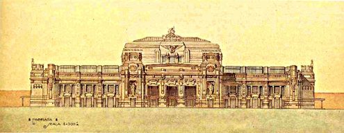 Variante del progetto Stacchini del 1915