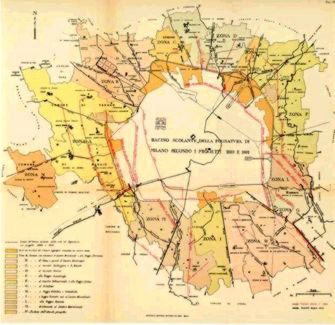 Piano Codara per la sistemazione fognaria dei comuni aggregati a Milano (1924)