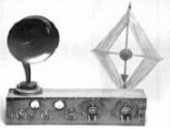 Radio a valvole Allocchio Bacchini, supereterodina, 1924