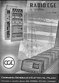 Radio del dopoguerra prodotte a Milano