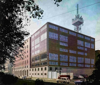 Nuovi edifici del centro di produzione di Corso Sempione (1961)