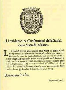 Grida sulle navazze del 1637