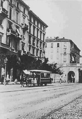 Corso Loreto (corso Buenos Aires) prima del 1897