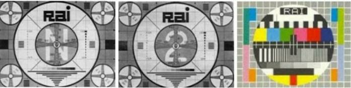 Monoscopi B/N e a colori della RAI (1977)