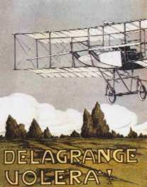 Manifesto dell’esibizione di Delagrange, 1908