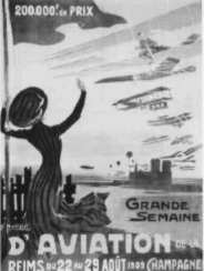 Il circuito aereo di Reims, estate 1909