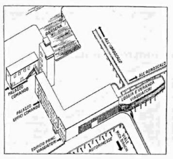 Laerostazione di Linate era concepita per poter servire contemporaneamente lidroscalo e laeroporto