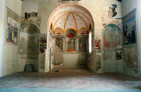 La chiesa di Sant'Andrea a Melzo (interno)