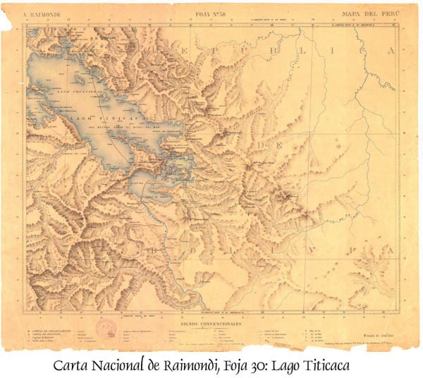 mappa del Per di Antonio Raimondi