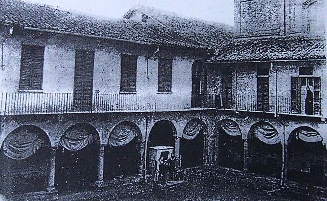 Il monastero com'era nell'Ottocento